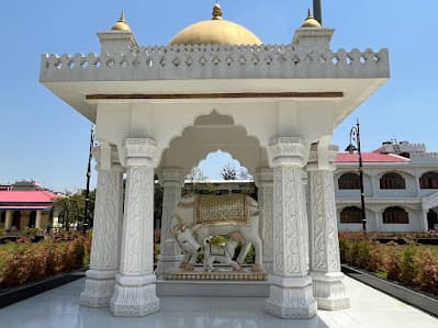 Devotees at the Shree Govindajee Temple in Imphal East