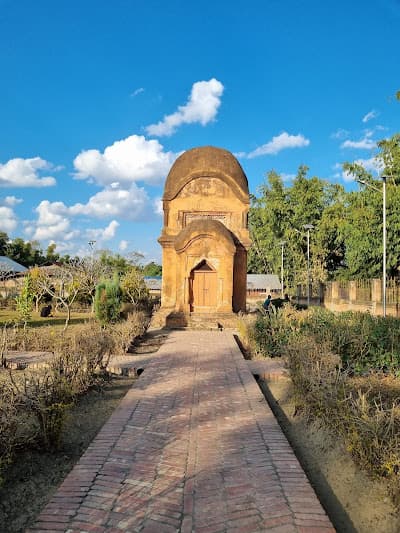 The 15th-century brick Vishnu temple at Bishnupur