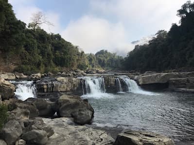 Cascades of the Barak waterfall near Tamenglong
