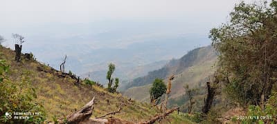 View over the southern valley from the Thangjing range
