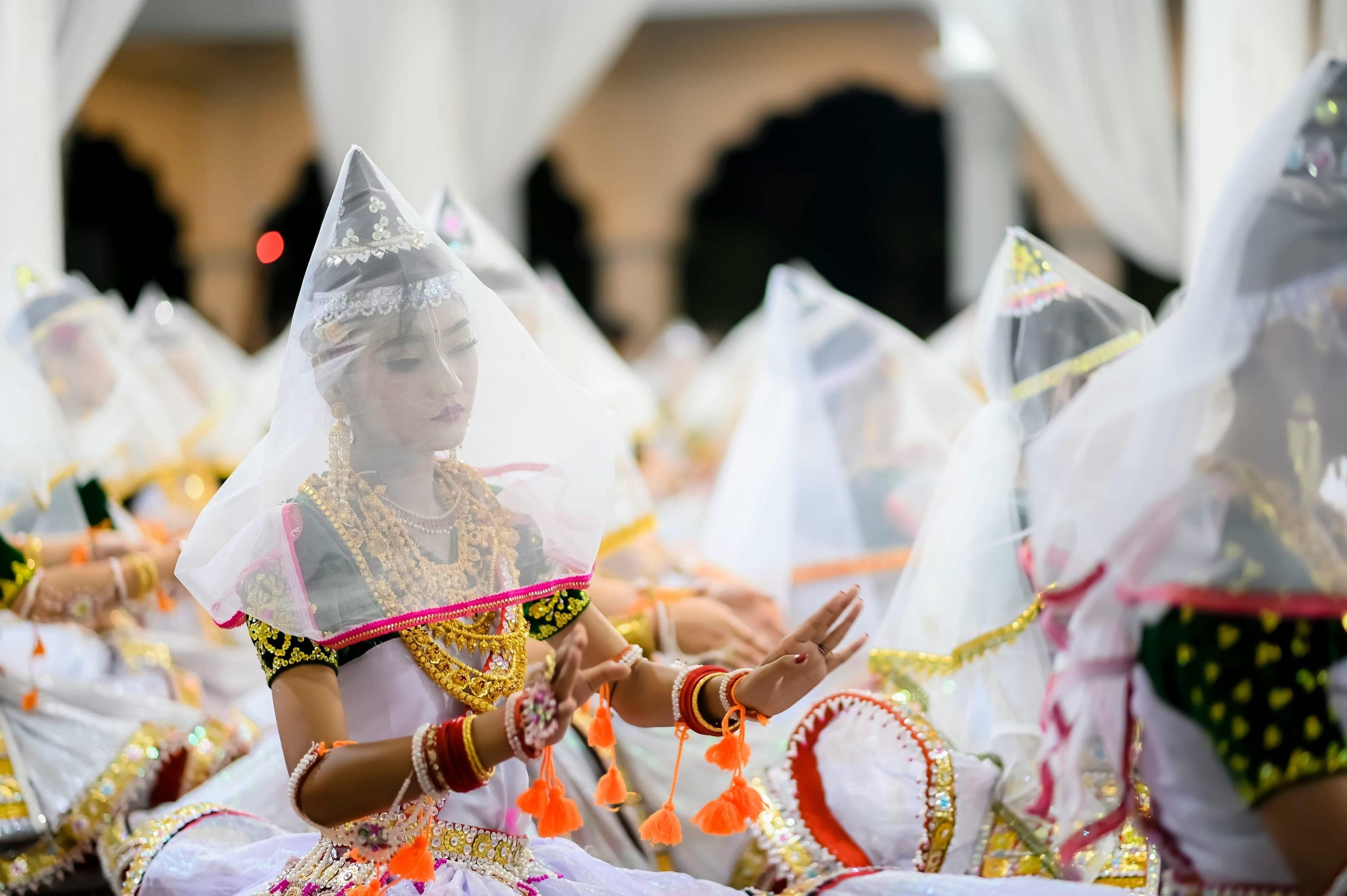 Cultural performance at the Manipur Sangai Festival