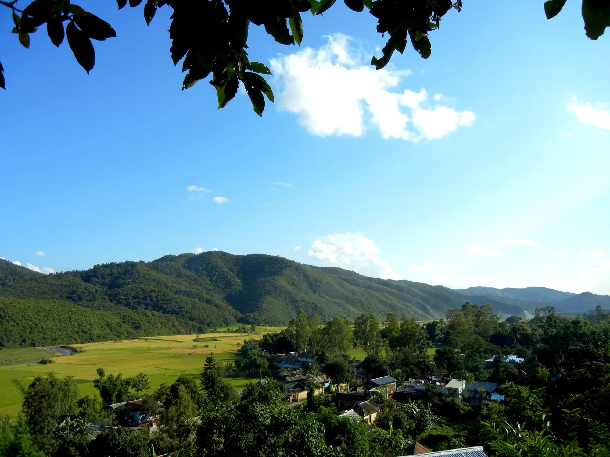 Hill village country where Lui-Ngai-Ni marks the start of the sowing season