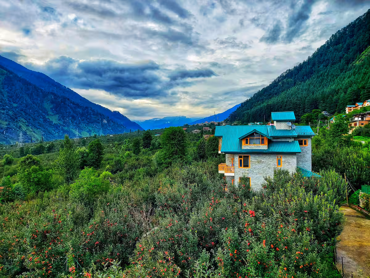 East-facing balcony at Sunrise Peak Homestay, Churachandpur