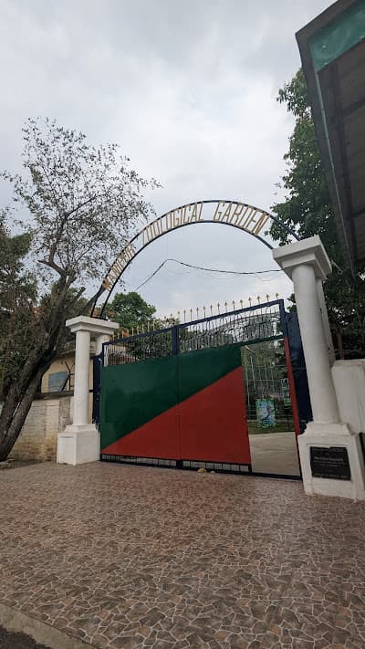 Wooded walkways inside the Manipur Zoological Garden, Lamphelpat